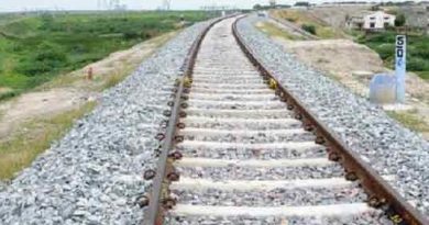 Why stones are given on the railway line